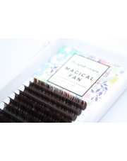 Rzęsy Magical Fan Black Brown- skręt C